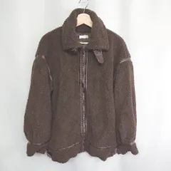 ◇ ⊇ apres jour mignon アプレジュールミニョン 長袖 パーカー サイズF ブラウン系 レディース E  【1409100055764】のサムネイル