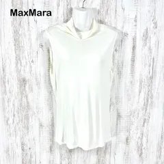 MAXMARA WEEKEND LINE マックスマーラウィークエンドライン ルーズネック ノースリーブニット ホワイトのサムネイル