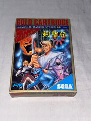 北斗の拳 マークIII 箱付 起動確認済画像 SEGA ゴールドカートリッジ