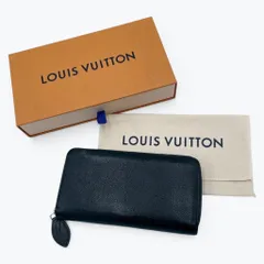 LOUIS VUITTON ルイヴィトン マヒナ ジッピーウォレット モノグラム レザーウォレット 長財布 本革 ノワール ラウンドジップ ブラック 黒 M61867 メンズ レディース ユニセックス 箱付き 正規品 真贋鑑定済み