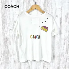 COACH コーチ Coachtopia Observed By Us カラフル刺繡 リネン Tシャツ ホワイトのサムネイル