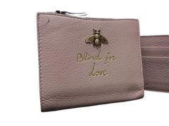 GUCCI 財布 ビー アニマリエ ブラック 2つ折り グッチ 蜂 - メルカリ