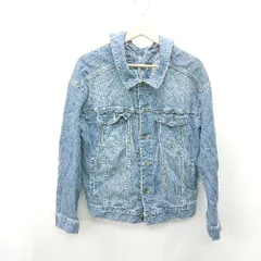 ◇ ⊇ Samansa Mos2 blue バックレースアップ 長袖 デニムジャケット サイズＭ ブルー レディース E  【1409240003625】のサムネイル