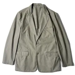 90s LLBean 2ボタン コットン テーラード ジャケット 40 / 90年代 オールド LLビーン エルエルビーン ブレザー オリーブのサムネイル