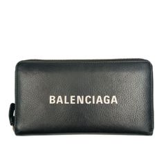 極美品⭐️BALENCIAGA バレンシアガ ラウンドファスナー エブリデイ 財布 BALENCIAGA バレンシアガ エブリデイ ラウンドジップ 長財布 ブラック
