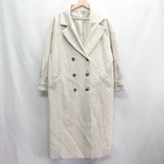 ◇ ⊇ classicalelf クラシカルエルフ ダブルボタン ベルト付属 長袖 ロングコート サイズL ベージュ レディース E  【1409240017738】のサムネイル