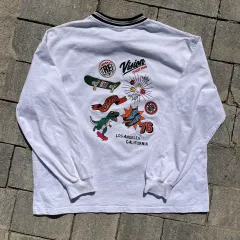 VISION STREET WEAR(ビジョンストリートウェア) 刺繍 ロング スリーブ (実寸確認)