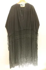【中古】 TODAYFUL レディースワンピース 38 Church Lace Dress TODAYFUL 38 黒 ブラック 無地