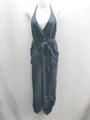 ◇ ⊂ laboratory work ラボラトリーワーク ウエストゴム ノースリーブ サロペット サイズM ネイビー レディース E  【1409240028406】のサムネイル