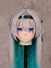 キグルミマスク ハーフヘッド ウマ耳キャラ 風 馬耳パーツ 硬質前髪