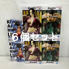 未開封 ONE PIECE ワンピース grandista ハンコック ロロノア ゾロ Ⅱ king of artist モンキー D ルフィ スペシャルver Ⅱ BANPRESTO フィギュア 6個セット LF5737 f099