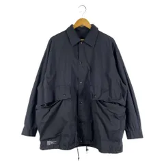FRESH　SERVICE　フレッシュサービス　FSW-22-SH_46　SIDE　POCKETS　STRETCH　OVER　SHIRT　サイドポケット ストレッチオーバーシャツ　Fサイズ　ブラックのサムネイル