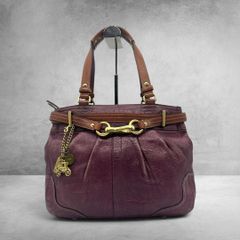 良品】TOD'S トッズ 伊製 ボルドー レザーハンドバッグ - メルカリ