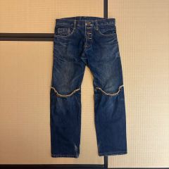Nemeth 立体裁断 デニムパンツ パッチワーク 濃紺 インディゴ ネメス s