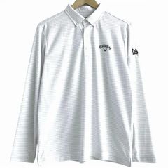 Callaway 長袖ポロシャツ ホワイト LL - メルカリ