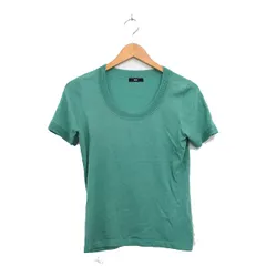 イネド INED カットソー Tシャツ 半袖 シンプル 9 グリーン 緑 /KT24