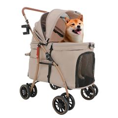 Angelpet ペットカート AP-S3 ベージュ - メルカリ