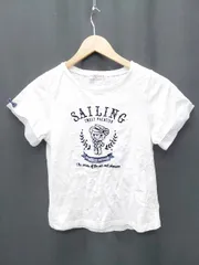 ◇ ⊂ mezzo piano メゾピアノ　Junior くま　キッズ 半袖 Tシャツ　カットソー サイズM ホワイト 女の子 P  【1409250018084】