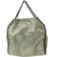 ステラマッカートニー Stella McCartney ファラベラ タイニー ハンドバッグ 2WAY 391698 ライトライムグリーン チェーンショルダーバッグ【中古】