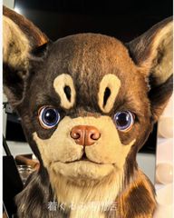 売り切れ♪犬用 かつら ハゲちゃびん サムライ パグ Pompreece - メルカリ