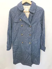 ◇ ◎ Θ AS KNOW AS アズノゥアズ 長袖 デニム トレンチコート 表記なし ネイビー レディース E  【1409250033513】のサムネイル