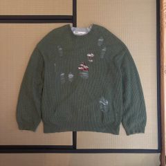 ほぼ未使用定価13万！20ssラフシモンズオーバーサイズニット！ - メルカリ
