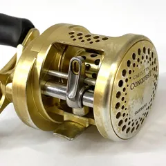 SHIMANO シマノ 01 CALCUTTA CONQUEST カルカッタコンクエスト 100 01565 右ハンドル ベイトリール 本体のみ ※中古のサムネイル