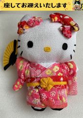 ハローキティ ぬいぐるみ マスコット 着物 扇子 - メルカリ