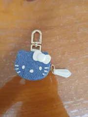 ハローキティ ミニ デニム コインケース キーホルダー
