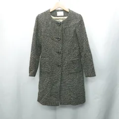 ◇ ⊇ IENA イエナ ウール系 長袖 コート サイズM ブラウン レディース E  【1410100021956】のサムネイル