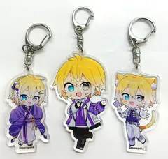 【中古】のっき アクリルキーホルダー めろぱか セット まねきねこ ファーストライブ