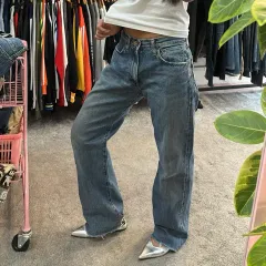 EDWIN505 505X セルビッジ ワイドフィット デニム パンツ (29)