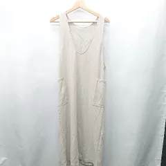 ◇ ⊂ le coeur blanc ルクールブラン 袖なし ロング ワンピース サイズ38 グレー レディース E  【1410100031313】のサムネイル