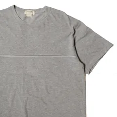 90's 00's Jクルー ボーダー クルーネック コットン Tシャツ 半袖 (L) 霜降り灰 鹿の子 無地 90年代 00年代 旧タグ オールド J.CREW アメリカ古着 USED ビンテージ ヴィンテージのサムネイル