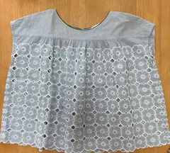 mina perhonen ミナペルホネン anemone フレンチスリーブ 40　ライトグレーのサムネイル