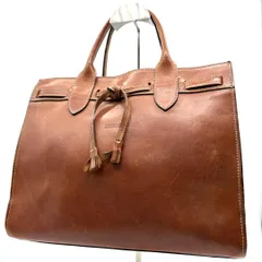 ドゥーニーアンドバーク DOONEY&BOURKE オールレザー トートバッグ ブラウン 本革 ヴィンテージ USA Y2K archive vintageのサムネイル