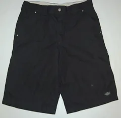 送料無料! USED Dickies ディッキーズ ワークショーツ ショートパンツ ストライプ BLACK系 W36 DS-30