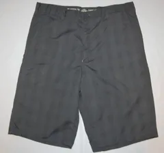 送料無料! USED Dickies ディッキーズ ワークショーツ ショートパンツ チェック柄 GREY系 W38 DS-31