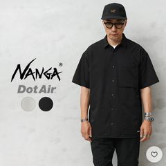 NANGA DotAir COMFY S/S シャツ ネイビー L - メルカリ