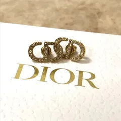 Dior ディオール スタッドピアス CDロゴ ゴールド