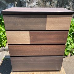 無印良品 パイン材チェスト 4段ワイド 木製タンス - メルカリ