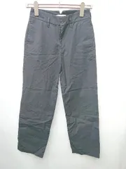 ◇ ⊂　◎　●未使用● UNIQLO　×　INES DE LA FRESSANGE タグ付き パンツ サイズW58　H85 ダークネイビー レディース P  【1410230024100】