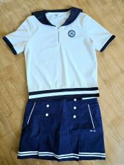 MalbonGolf ゴルフウェア ポロシャツ スカート セットアップ ホワイト