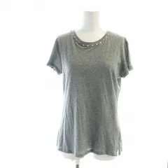 ヴァレンティノ ガラヴァーニ VALENTINO GARAVANI Rockstud T Tシャツ カットソー 半袖 スタッズ ロゴ ラウンドネック S グレー ■GY17 /MQのサムネイル