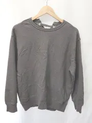 ◇ ⊇ merlot メルロー バックレースアップ 長袖 トレーナー　カットソー サイズ表記なし チャコールグレー レディース E  【1410230027415】のサムネイル