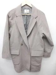 ◇ ⊇ N. Natural Beauty Basic エヌ ウール混 長袖 コート サイズM グレー レディース P  【1410230029099】のサムネイル