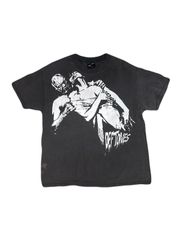 Deftones Tシャツ レッド スカルプリント Hanes M - メルカリ