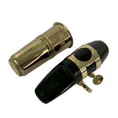 ヤナキザワ ハードラバーマウスピース4番 テナーサックス用 リガチャー