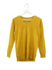 セオリーリュクス theory luxe ニット セーター Vネック イエロー 黄色