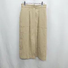 ◇ Θ URBAN RESEARCH ROSSO タック入り ひざ丈 プリーツ スカート サイズ38 ベージュ レディース E  【1410290015216】のサムネイル